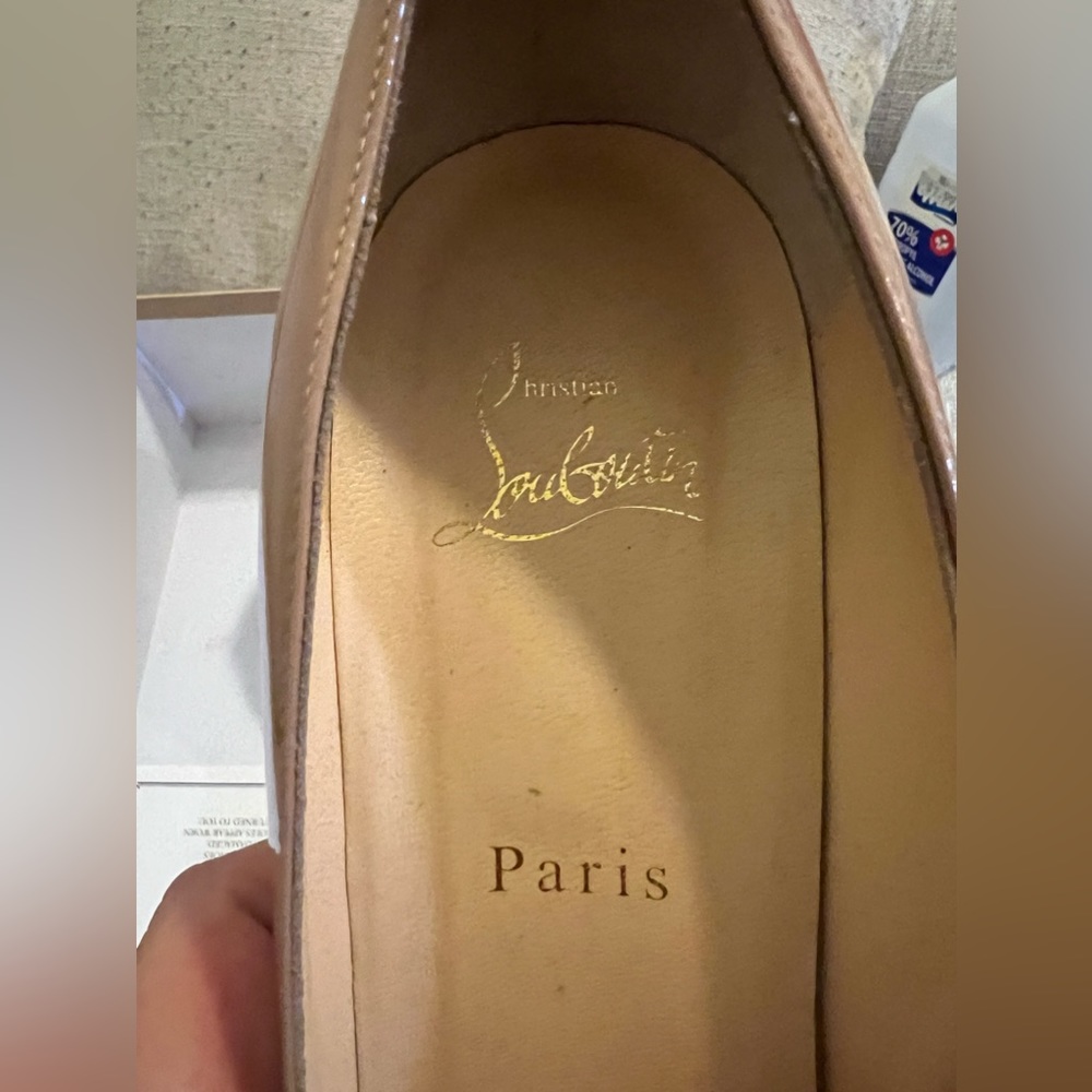 Christian Louboutin Decolette 554 85 Patent Heel Size 39 EU (8.5 US) - Picture 2 of 9